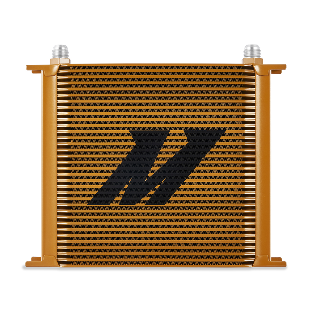 Mishimoto MMOC-34GD - Universal 34 Row Oil Cooler - Gold