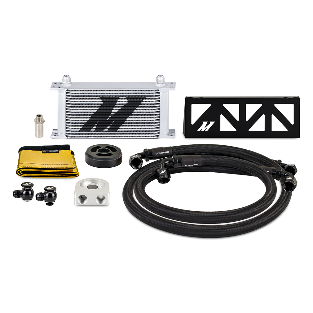 Mishimoto MMOC-BRZ-22NTSL - 2022+ Subaru BRZ/Toyota GR86 Oil Cooler Kit - Silver Mishimoto MMOC-BRZ-22NTSL - 2022+ Subaru BRZ/Toyota GR86 Oil Cooler Kit - Silver
