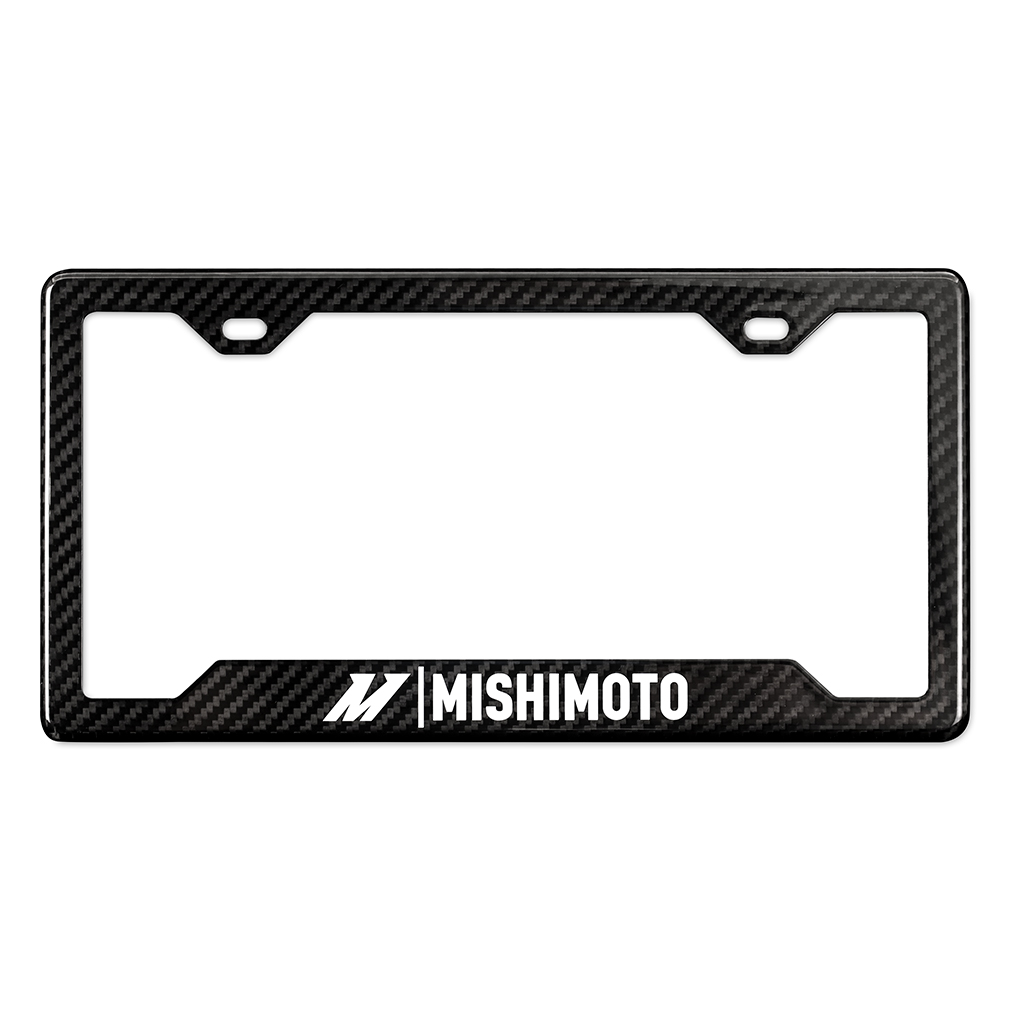 Mishimoto MMPROMO-FRAME-CF-G - Carbon Fiber License Plate Frame - Gloss Mishimoto MMPROMO-FRAME-CF-G - Carbon Fiber License Plate Frame - Gloss