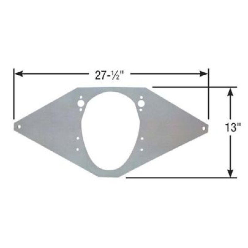 Moroso C4003 - SBC & 90 Degree V6 Front Motor Plate 2 Piece Seal Engines Pre-Trimmed Moroso C4003 - SBC & 90 Degree V6 Front Motor Plate 2 Piece Seal Engines Pre-Trimmed