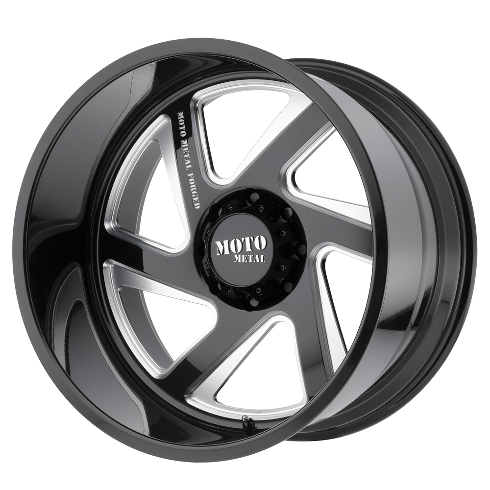 Moto Metal MO40024480976NL - Mo400 24X14 Gloss Black Milled Moto Metal MO40024480976NL - Mo400 24X14 Gloss Black Milled