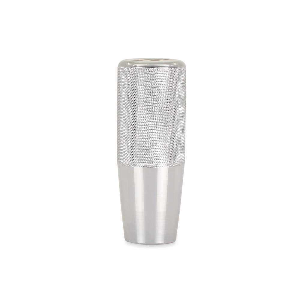 Mishimoto MMSK-XLK-SL - Weighted Shift Knob XL Silver (Knurled)
