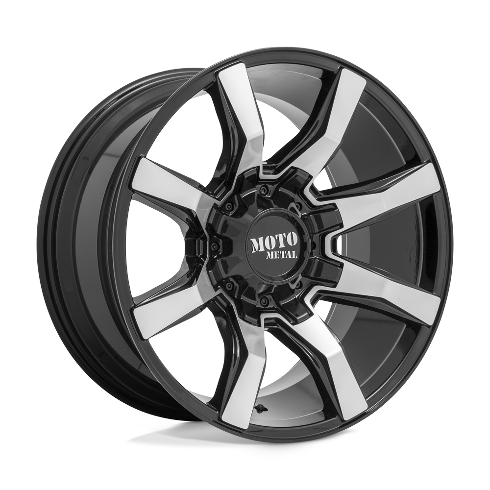 Moto Metal MO80422280544N - Mo804 Spider 22X12 Gloss Black Machined