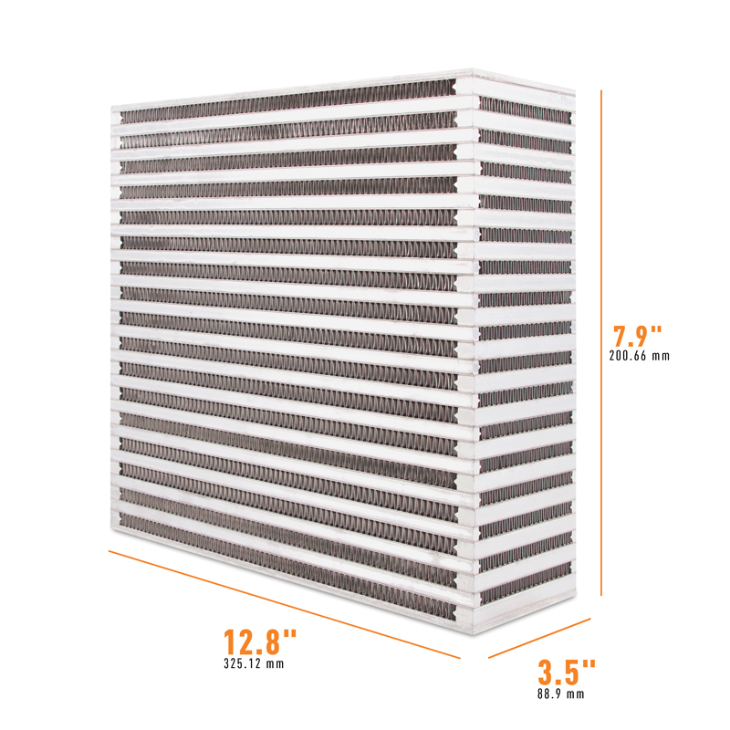 Mishimoto MMUIC-20 - Universal Air-to-Air Intercooler Core - 12.8in / 7.9in / 3.5 Mishimoto MMUIC-20 - Universal Air-to-Air Intercooler Core - 12.8in / 7.9in / 3.5