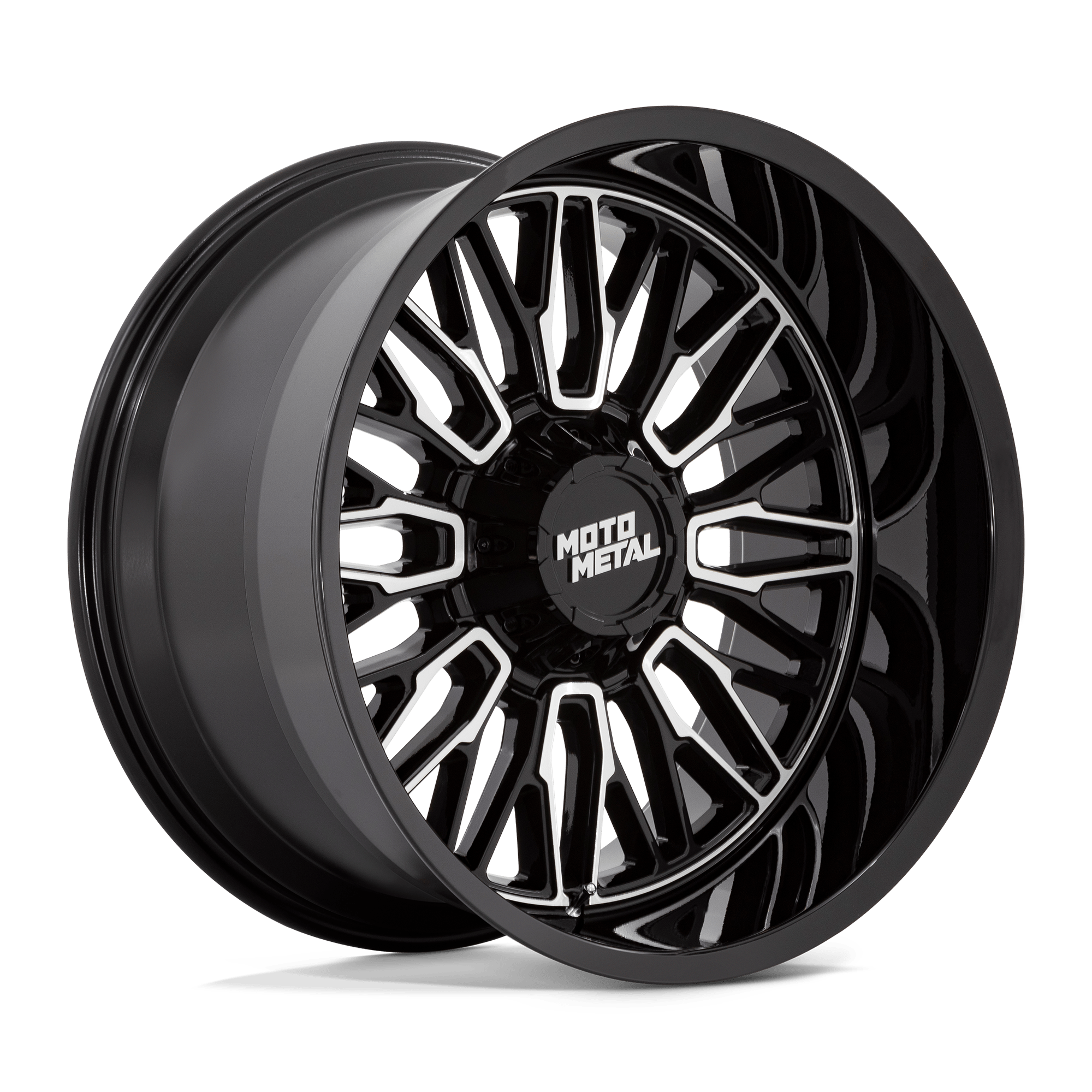 Moto Metal MO809BD22128044N - Mo809 Stinger 22X12 Gloss Black Machined Moto Metal MO809BD22128044N - Mo809 Stinger 22X12 Gloss Black Machined