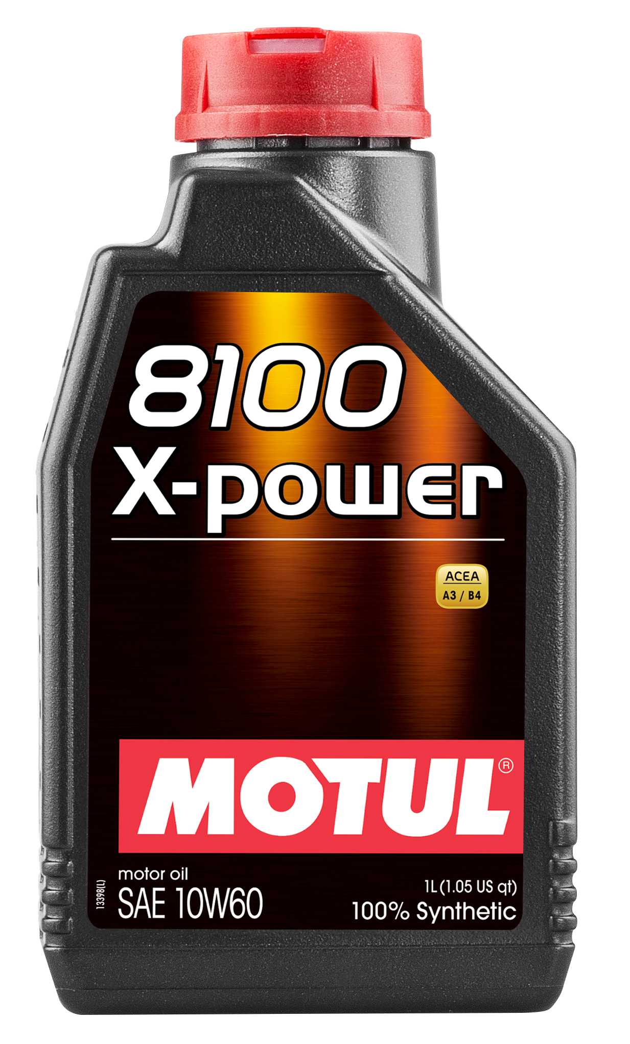 Motul 106142 - 1L Synthetic Engine Oil 8100 10W60 X-Power - ACEA A3/B4