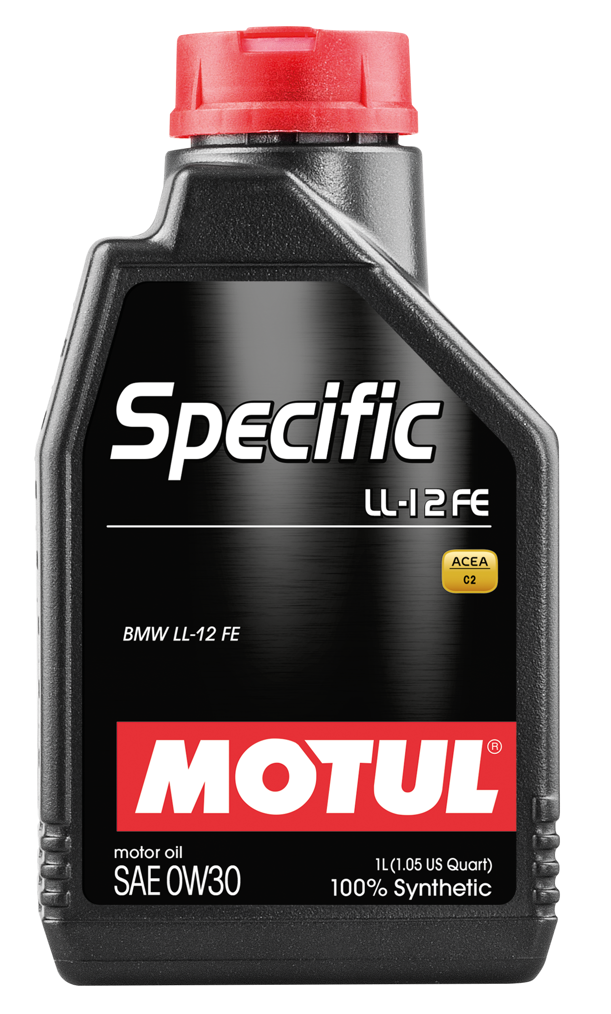 Motul 107301 - 1L 100% Synthetic High Performance Engine Oil ACEA C2 BMW LL-12 FE+ 0W30