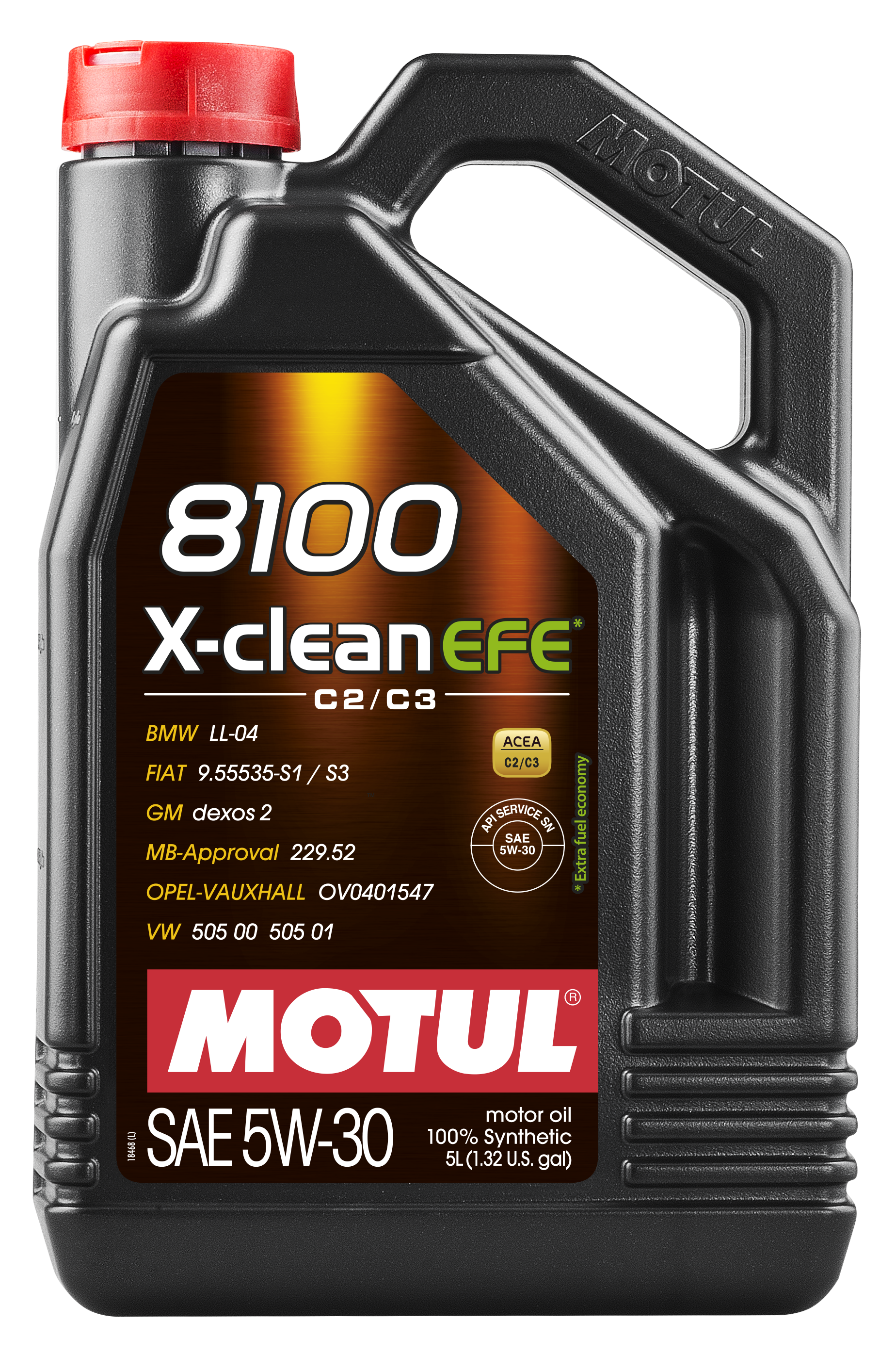 Motul 109471 - 8100 X-CLEAN EFE 5W30 4X5L