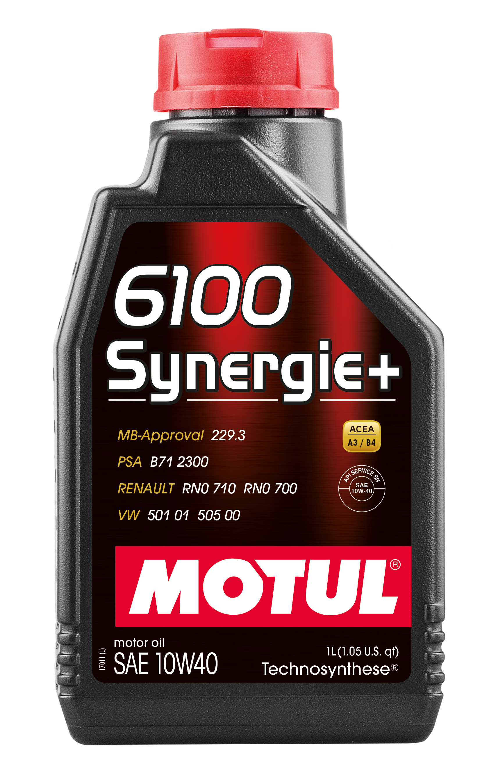 Motul 108646 - 6100 SYNERGIE+ 10W40 12X1L