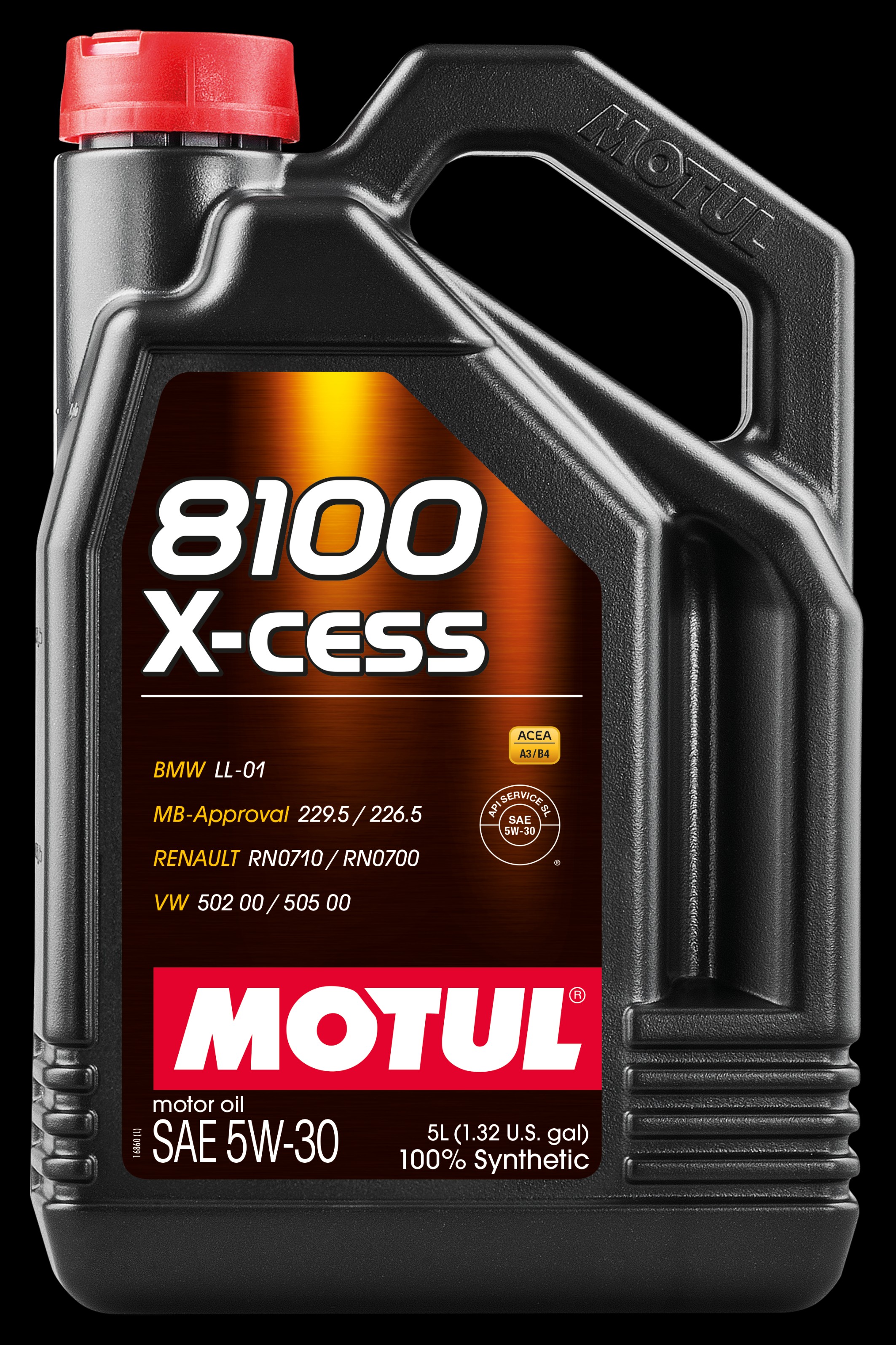 Motul 108946 - Synthetic Engine Oil 8100 5W30 X-CESS 5L