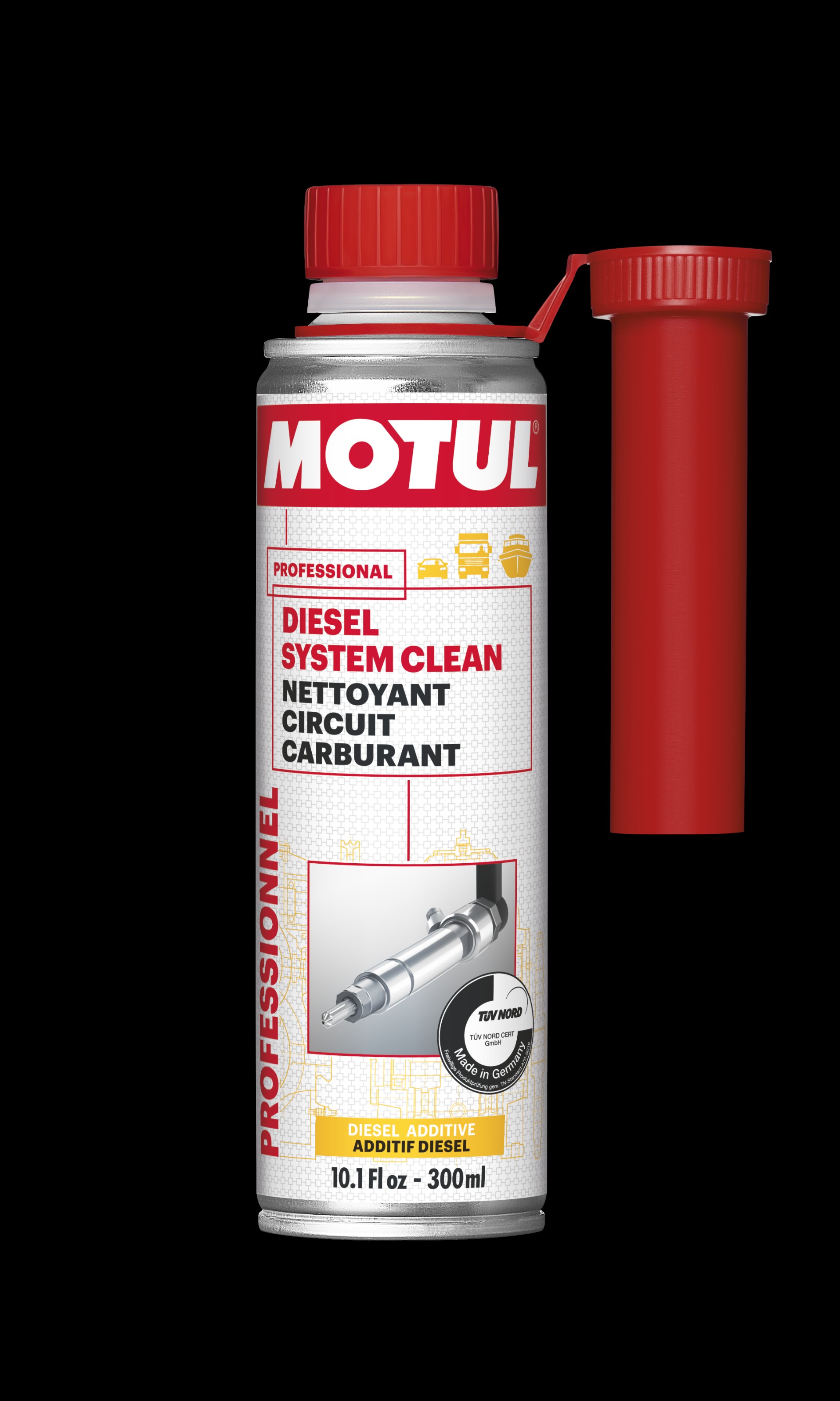 Motul 110089 - DIESEL SYSTEM CLEAN CAN 12X0.300L
