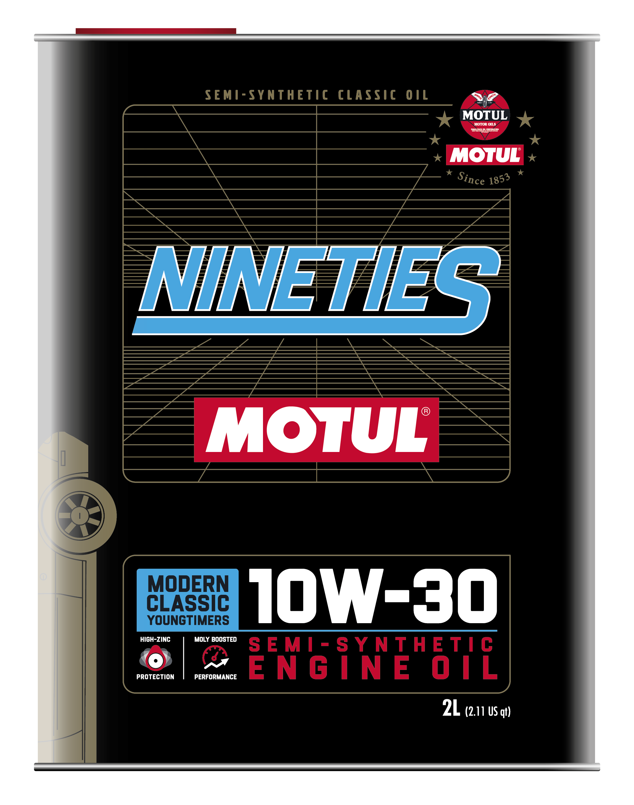 Motul 110620 - 10W30 Classic Nineties Oil - 10x2L