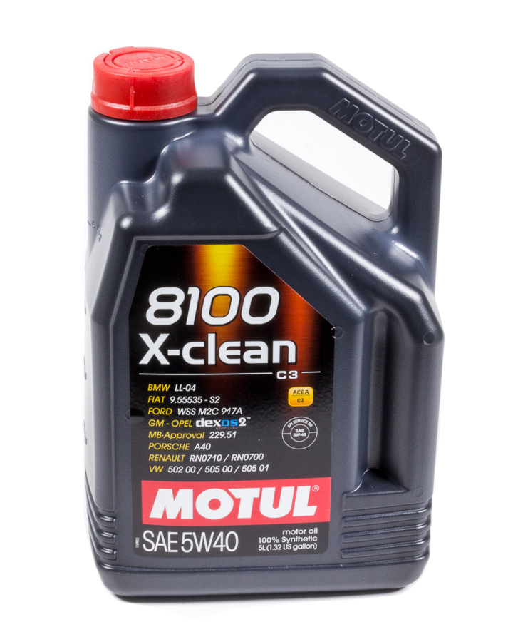 Motul MTL102051 - 8100 X-Clean 5w40 5 Liter Dexos2