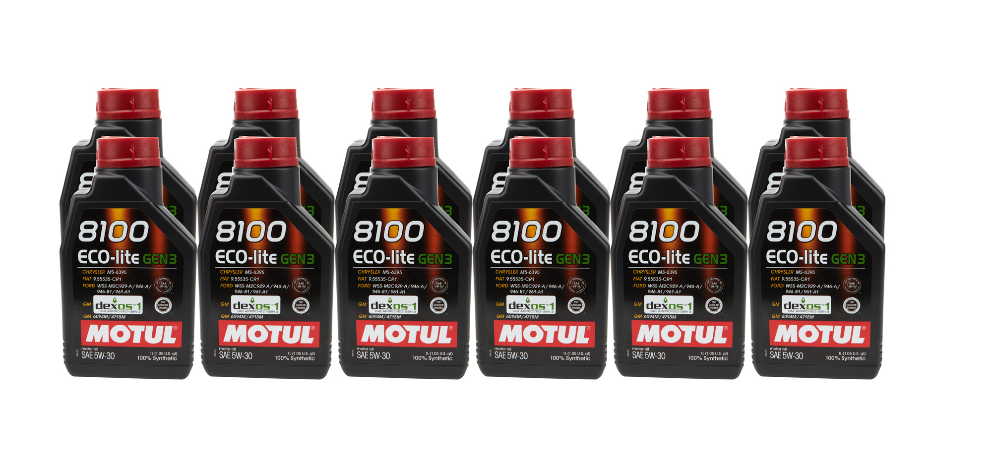 Motul 111361 - 1L Synthetic Engine Oil 8100 Eco-Lite Gen3 5W30