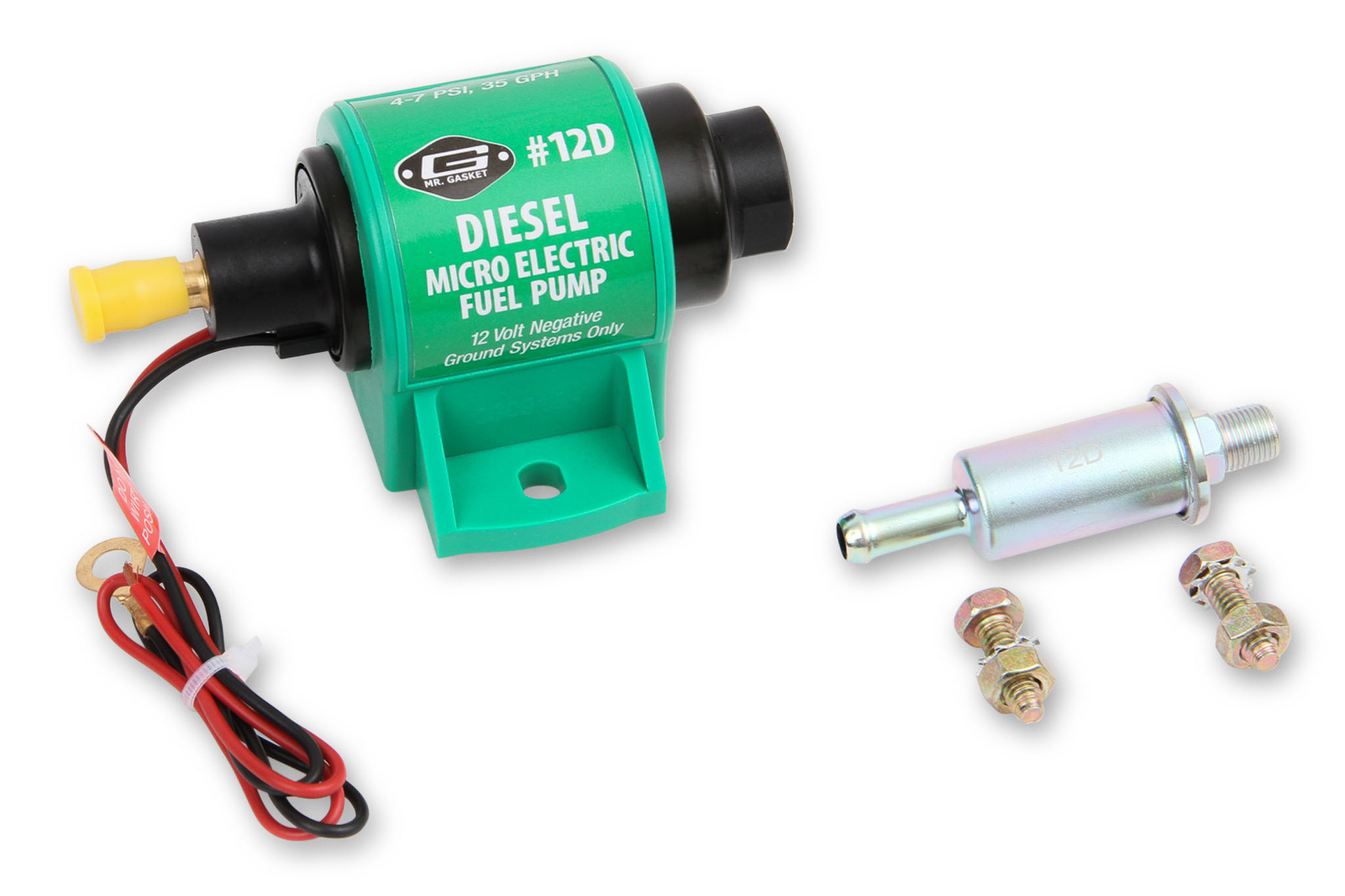 Mr. Gasket 12D - Electric Diesel Fuel Transfer Pump Mr. Gasket 12D - Electric Diesel Fuel Transfer Pump