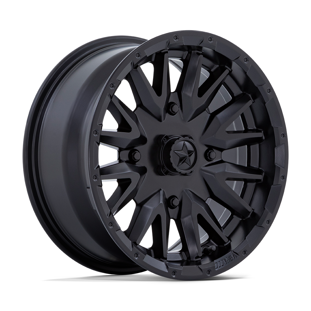 MSA Offroad Wheels MA049MX16704410 - M49 Creed 16X7 Matte Black