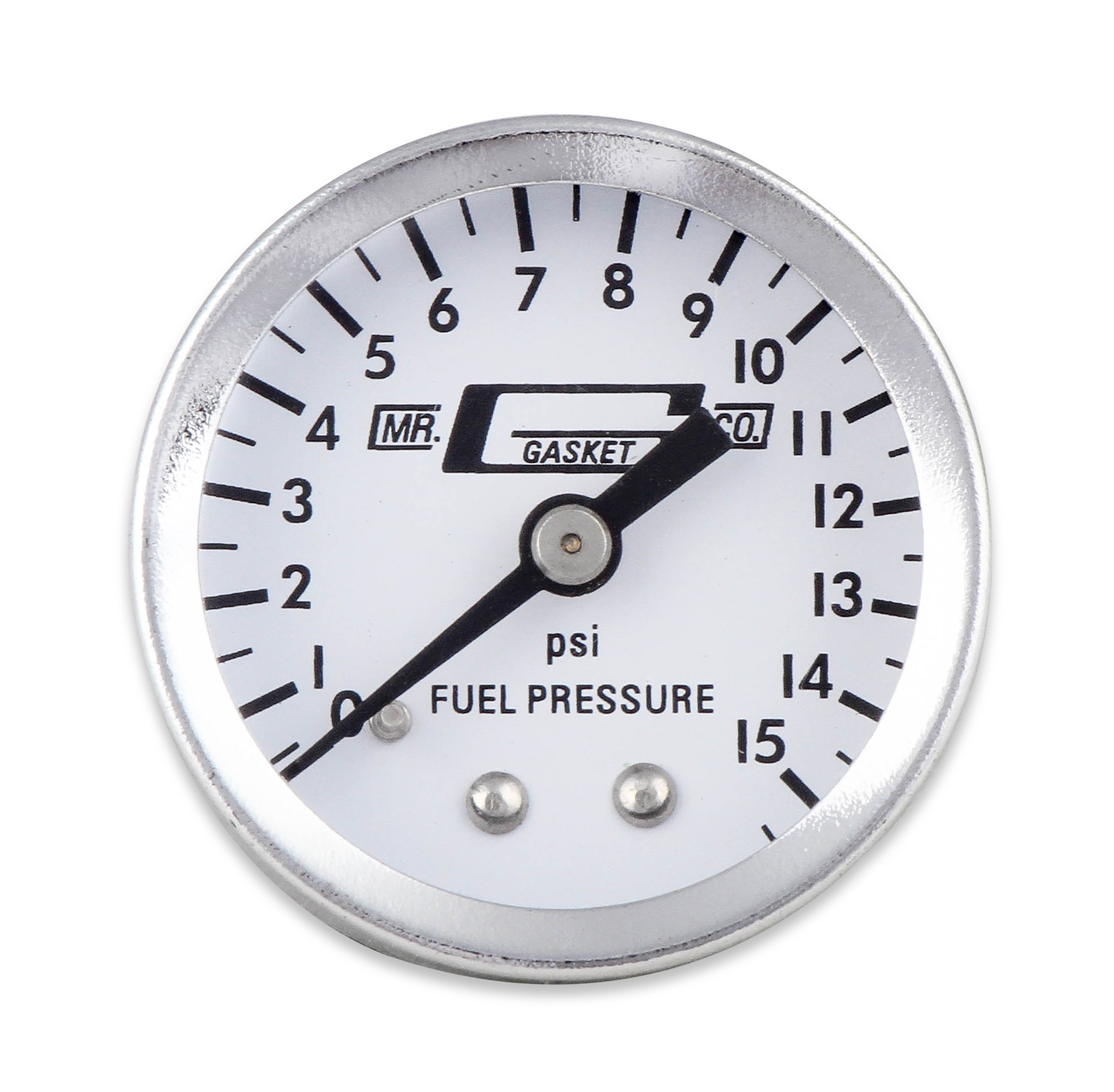 Mr. Gasket 1561 - Fuel Pressure Gauge - 0-15 PSI - 1-1/2 Inch Diameter