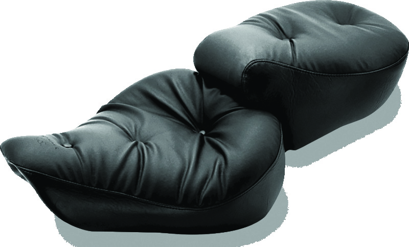 Mustang Motorcycle 75531 - Mustang 91-05 Harley Dyna Wide Touring 1PC Seat Regal - Black