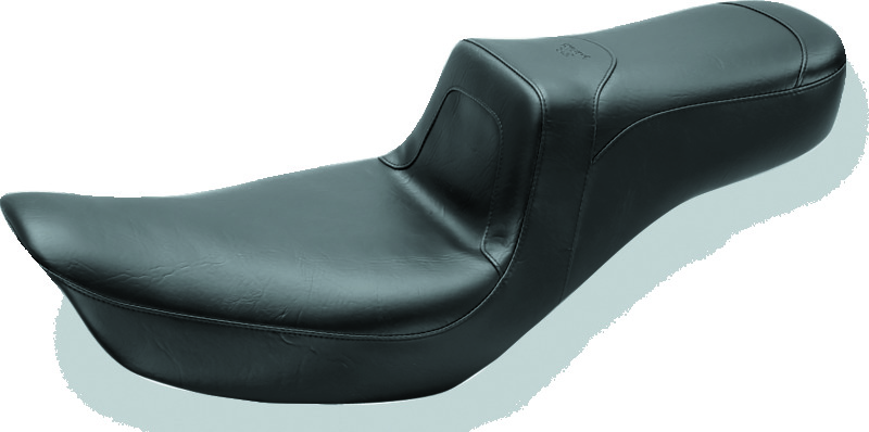 Mustang Motorcycle 75615 - Mustang 06-17 Harley Dyna Squareback 1PC Seat - Black