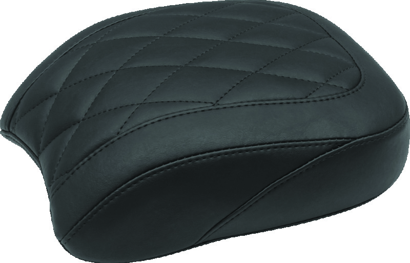 Mustang Motorcycle 75636 - Mustang Honda Standard Tall Sissy Bar Pad (12 inch X 9 inch) w/Studs - Black