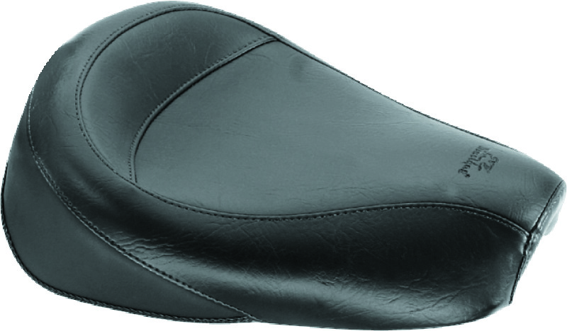 Mustang Motorcycle 75703 - Mustang 82-03 Harley Sportster Standard Touring Solo Seat - Black