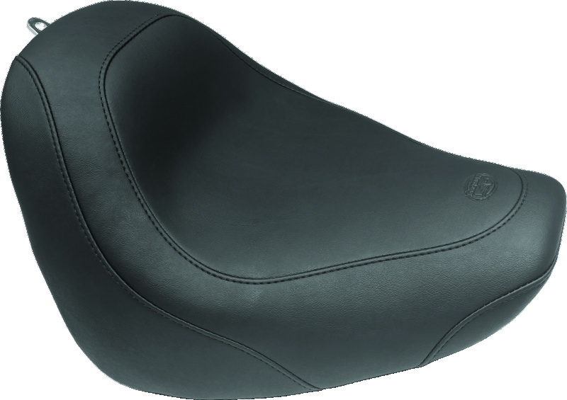 Mustang Motorcycle 75704 - Mustang 18-21 Harley Fat Bob Wide Tripper Solo Seat - Black