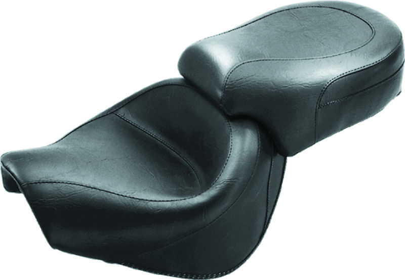 Mustang Motorcycle 75001 - Mustang 98-03 Honda VT750 Ace Wide Touring 2PC Seat - Black