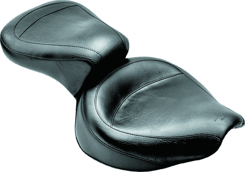 Mustang Motorcycle 75734 - Mustang 58-84 Harley FX/FL Wide Touring 1PC Seat - Black
