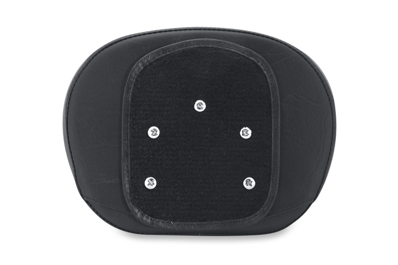 Mustang Motorcycle 75207 - Mustang Honda Cruiser Accessories Sissy Bar Pad (12 inch x 9 inch) - Black
