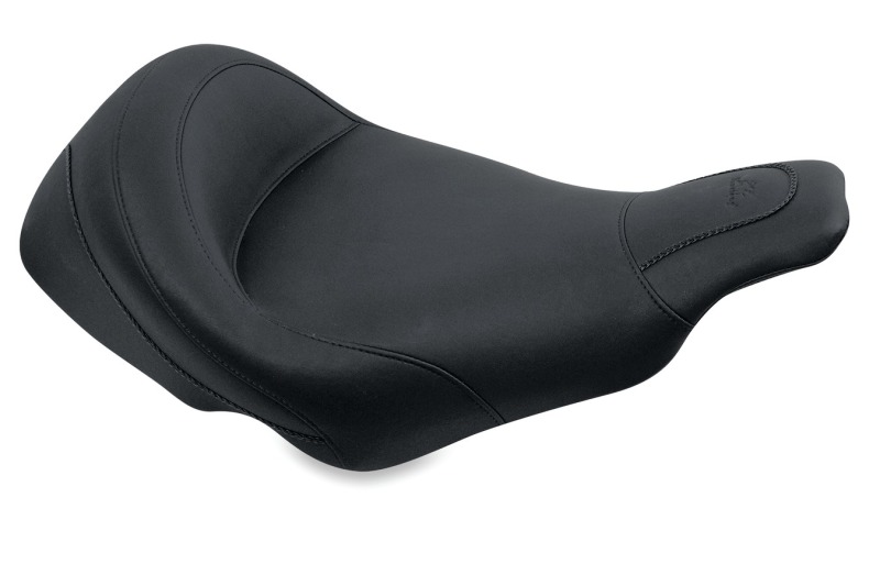 Mustang Motorcycle 75353 - Mustang 97-07 Harley Electra Glide, Road Glide Harley Standard Touring Solo Seat - Black