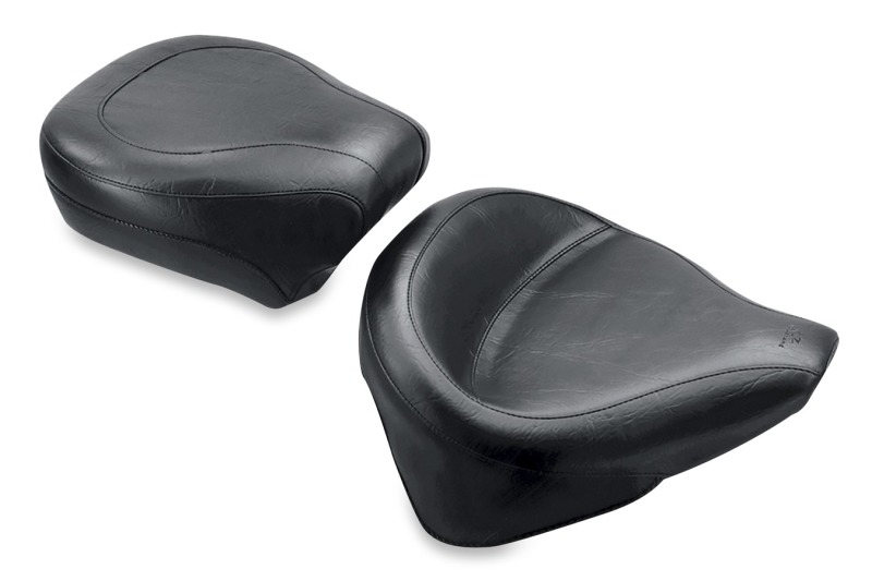 Mustang Motorcycle 75097 - Mustang 84-06 Harley Standard Rear Tire Wide Touring Passenger Seat - Black Mustang Motorcycle 75097 - Mustang 84-06 Harley Standard Rear Tire Wide Touring Passenger Seat - Black