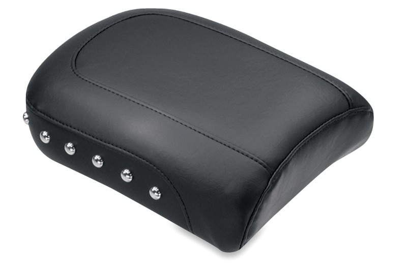 Mustang Motorcycle 75453 - Mustang 08-21 Harley Electra Glide,Rd Glide,Rd King,Str Glide Pass Seat(8.5wide) w/Studs - Black