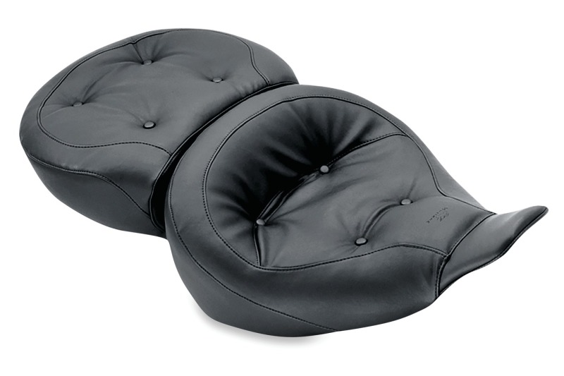 Mustang Motorcycle 75565 - Mustang 80-88 Harley Electra Glide, Tour Glide Wide Touring 1PC Seat Regal - Black