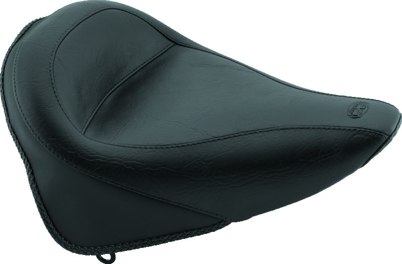 Mustang Motorcycle 75750 - Mustang 84-06 Harley Standard Rear Touring Solo Seat - Black