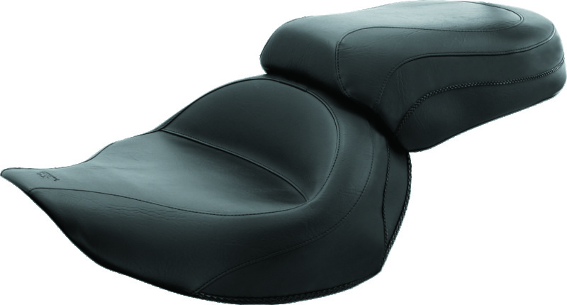 Mustang Motorcycle 76124 - Mustang 06-15 Yamaha Roadliner & Stratoliner Wide Touring Solo Seat - Black