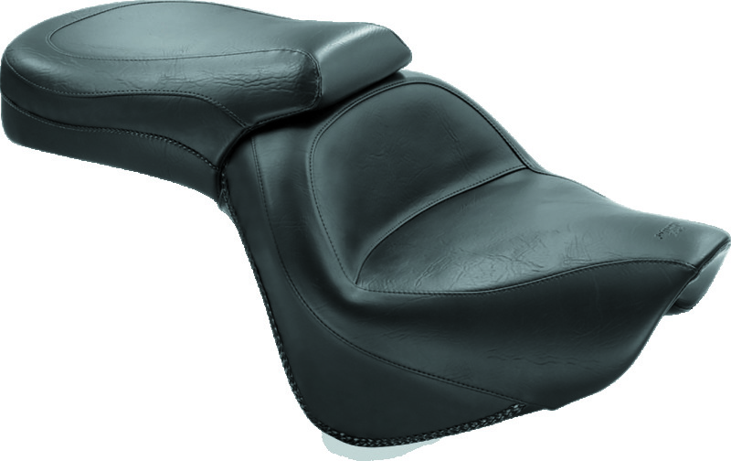 Mustang Motorcycle 76127 - Mustang 06-21 Kawasaki Vulcan 900 Classic, Custom Standard Touring 1PC Seat - Black