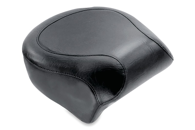 Mustang Motorcycle 76119 - Mustang 06-17 Harley Dyna Wide Touring Passenger Seat - Black