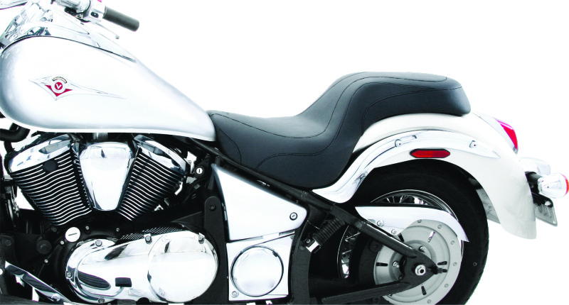 Mustang Motorcycle 76128 - Mustang 06-21 Kawasaki Vulcan 900 Classic & Custom DayTripper 1PC Seat - Black