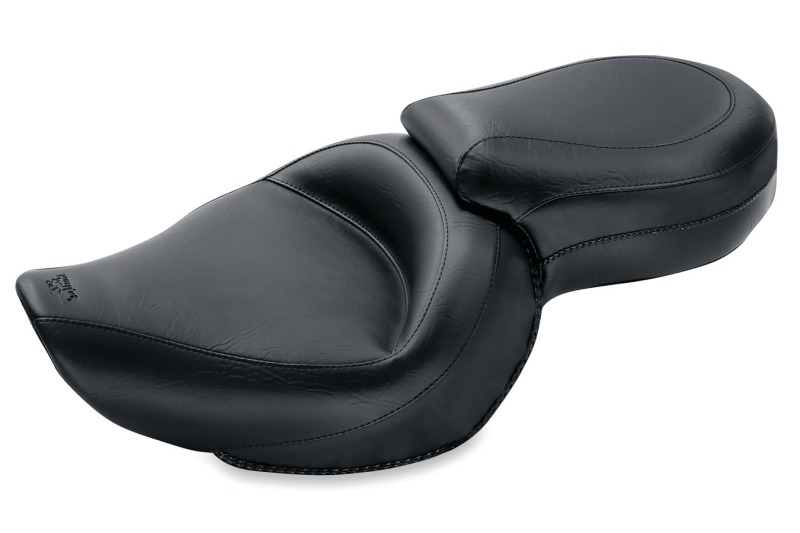 Mustang Motorcycle 76141 - Mustang 04-21 Harley Sportster Wide Touring 1PC Seat - Black