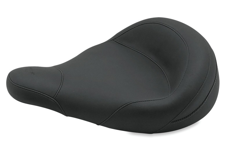 Mustang Motorcycle 76456 - Mustang 83-21 Har;ey Electra Glide,Rd King Police Standard Touring Solo Seat - Black