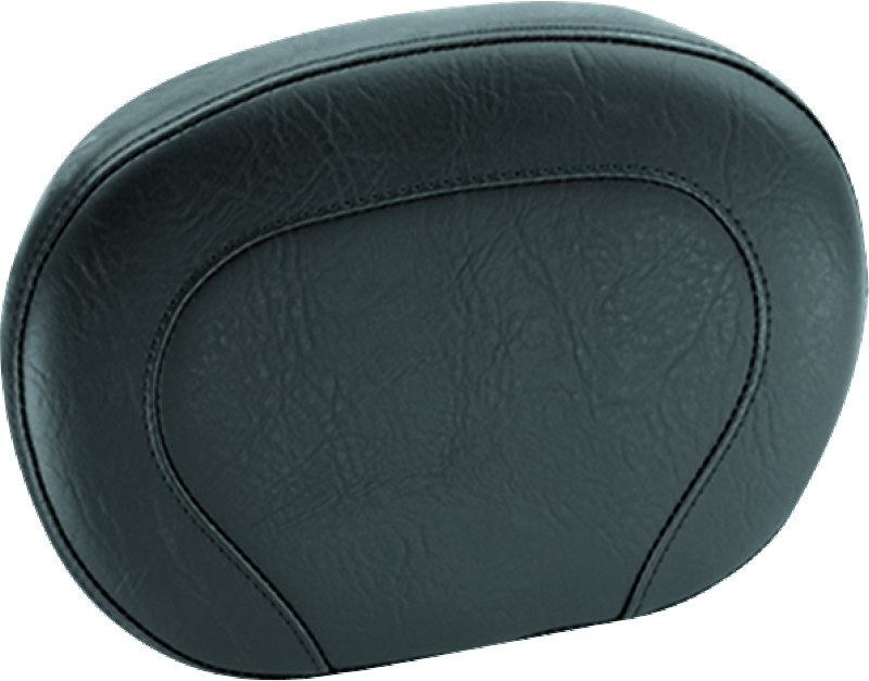 Mustang Motorcycle 76459 - Mustang Harley Setback Vintage Sissy Bar Pad Low Medallion Style (12 inch x 9 inch) - Black