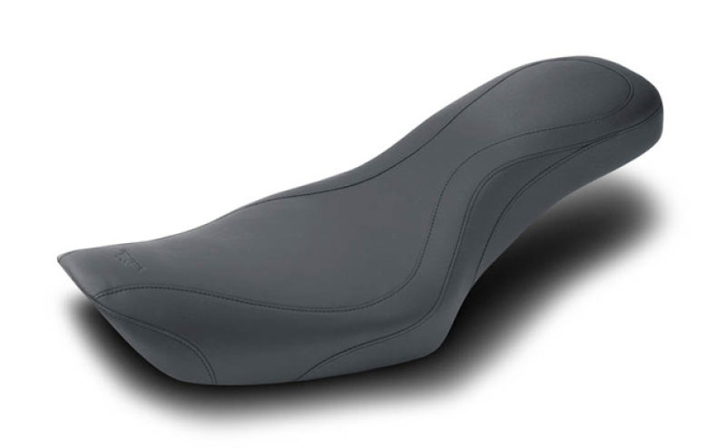 Mustang Motorcycle 76387 - Mustang 91-05 Harley Dyna DayTripper 1PC Seat - Black