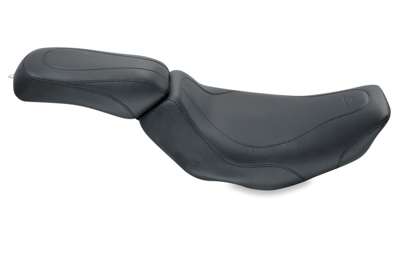 Mustang Motorcycle 76350 - Mustang 97-07 Harley Electra Glide Std, Road Glide Tripper Fastback Solo Seat - Black