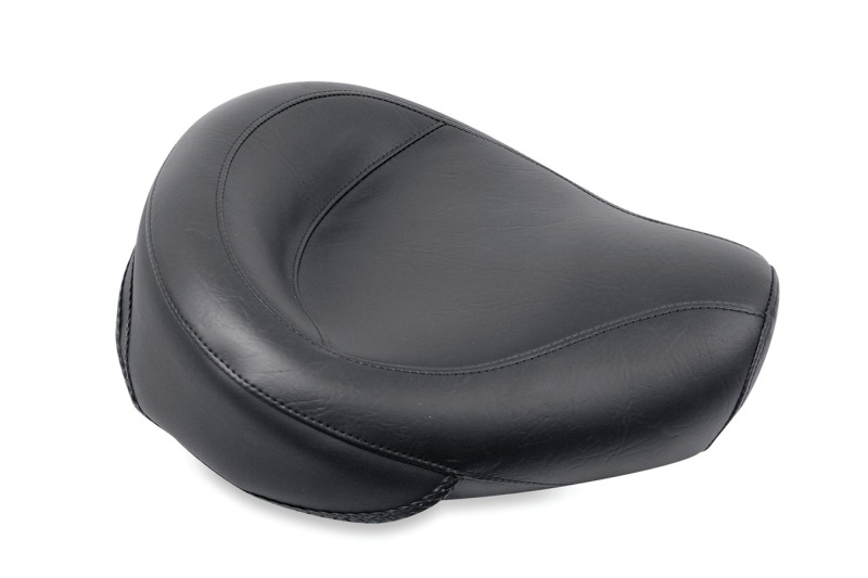 Mustang Motorcycle 75759 - Mustang 82-03 Harley Sportster Wide Touring Solo Seat - Black