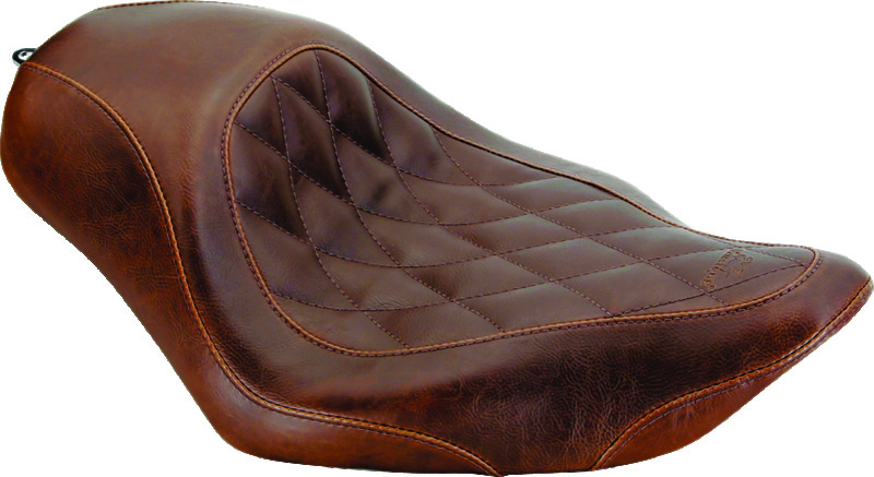 Mustang Motorcycle 76730 - Mustang 04-21 Harley Sportster Wide Tripper Solo Seat Diamond Stitch- Distressed Brown Mustang Motorcycle 76730 - Mustang 04-21 Harley Sportster Wide Tripper Solo Seat Diamond Stitch- Distressed Brown
