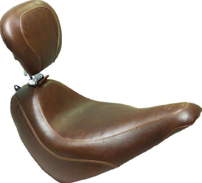 Mustang Motorcycle 76771 - Mustang 97-21 Harley Touring Sissy Bar Pad (12 inch x 9 inch) - Brown