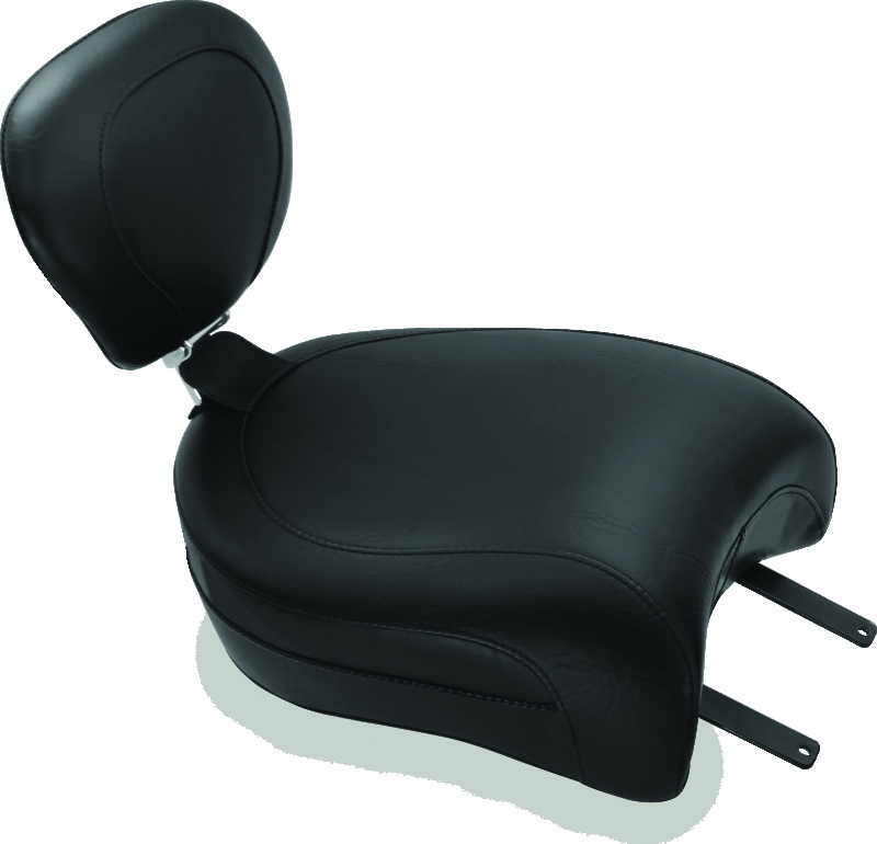 Mustang Motorcycle 76971 - Mustang 97-07 Harley Electra Glide, Rd Glide Super Touring 1PC Seat - Black