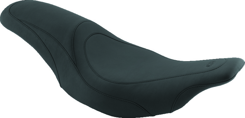 Mustang Motorcycle 76589 - Mustang 97-07 Harley Electra Glide, Rd Glide Tripper Fastback 1PC Seat - Black