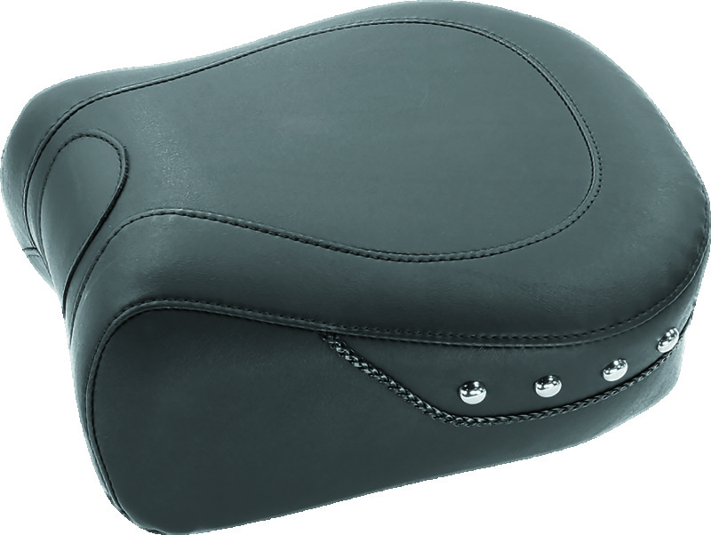 Mustang Motorcycle 76981 - Mustang 08-21 Harley Electra Glide, Rd Glide, Rd King, Str Glide 1PC Seat w/Diamond Stitch - Black
