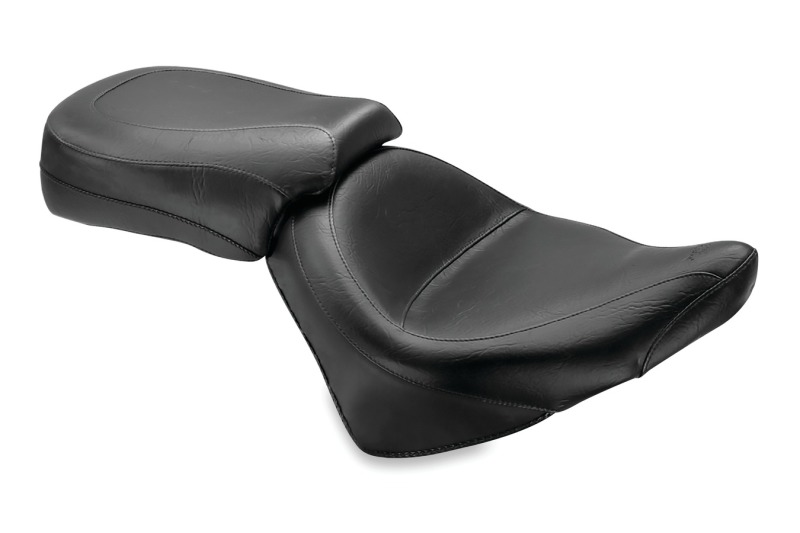 Mustang Motorcycle 76511 - Mustang 03-17 Victory Vegas, Kingpin, 05-07 8-Ball Standard Touring 2PC Seat - Black